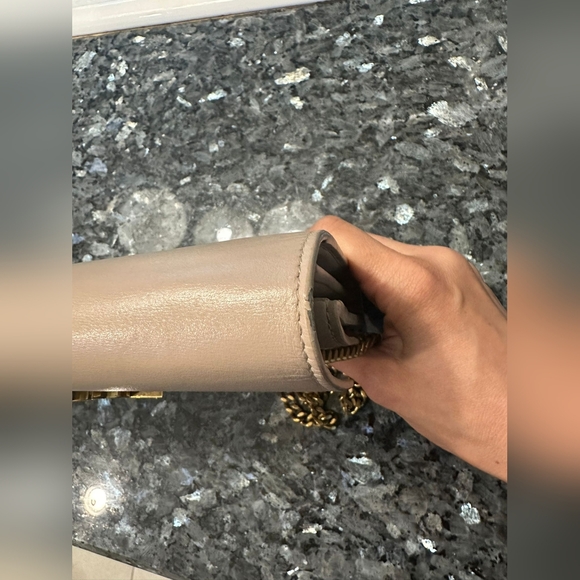 Saint Laurent Supplice Dbl V Flap Woc Gold - Picture 8 of 10